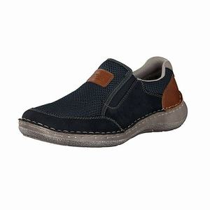 Rieker 03053-14 Slip On Herren Blau | 867195-NHB