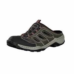 Rieker 08096-00 Mules Herren Grau | 725984-FBA