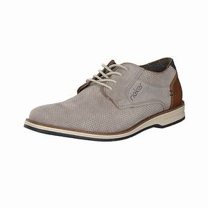 Rieker 12504-41 Schnürschuhe Herren Grau | 047639-UCB