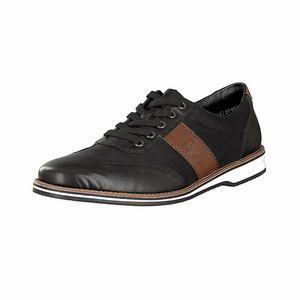 Rieker 12523-00 Schnürschuhe Herren Schwarz | 392768-SET