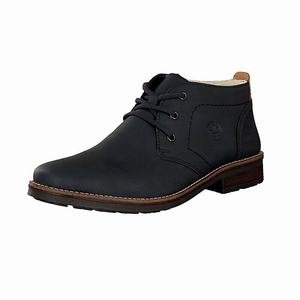 Rieker 13232-15 Schnürschuhe Herren Blau | 231945-FIY