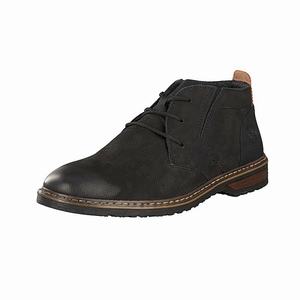 Rieker 13930-00 Schnürschuhe Herren Schwarz | 935480-GWR