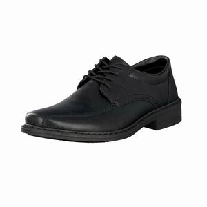 Rieker 14100-00 Schnürschuhe Herren Schwarz | 978302-WVL