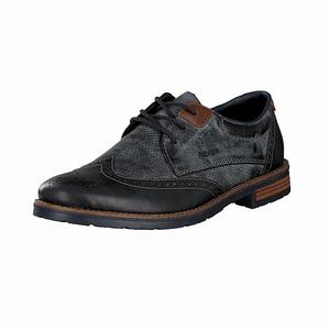 Rieker 14631-14 Schnürschuhe Herren Blau | 726490-PXW