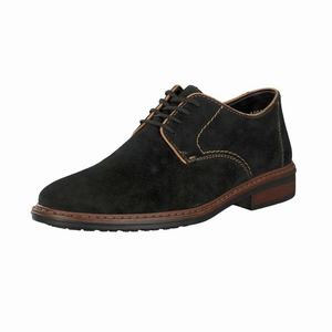 Rieker 17622-00 Schnürschuhe Herren Schwarz | 230461-VUD