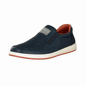 Rieker 18267-14 Slip On Herren Blau | 319450-MJG