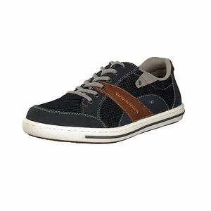 Rieker 19030-15 Turnschuhe Herren Blau | 985631-KHF