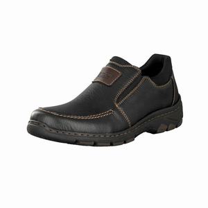 Rieker 19961-03 Slip On Herren Schwarz | 902356-VKA