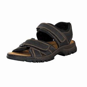 Rieker 25051-01 Sandalen Herren Schwarz | 802937-HFA