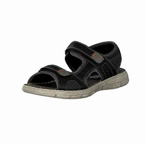 Rieker 25161-01 Sandalen Herren Schwarz | 391670-JQU