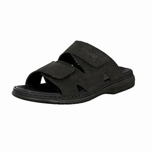 Rieker 25593-00 Mules Herren Schwarz | 412036-TVR