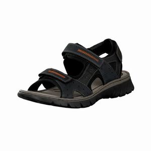 Rieker 26757-14 Sandalen Herren Blau | 902617-EMJ