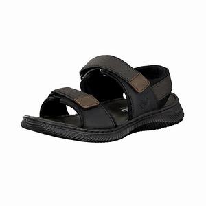 Rieker 28166-00 Sandalen Herren Schwarz | 287459-CJN