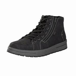 Rieker 30721-00 Schnürstiefel Herren Schwarz | 875460-STD