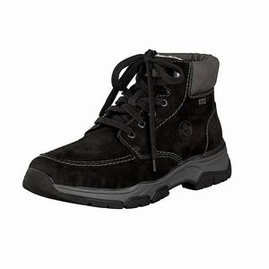 Rieker 31240-00 Schnürstiefel Herren Schwarz | 162079-KVL