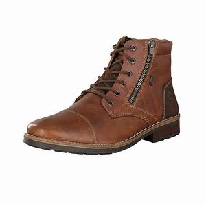 Rieker 33200-24 Schnürstiefel Herren Braun | 956327-BQP