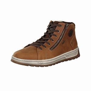 Rieker 37021-24 Schnürstiefel Herren Braun | 726530-NKC