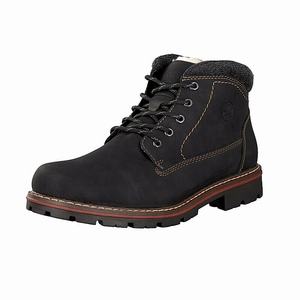 Rieker 37730-00 Schnürschuhe Herren Schwarz | 917426-KQY