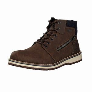 Rieker 38441-25 Schnürstiefel Herren Braun | 293084-RQZ