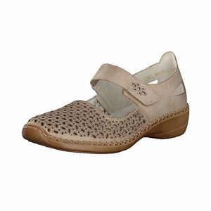 Rieker 413G8-62 Slip On Damen Beige | 170524-DEO