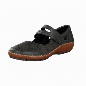 Rieker 44875-00 Slip On Damen Schwarz | 542718-BQT