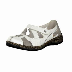 Rieker 46367-80 Slip On Damen Weiß | 372169-OCB