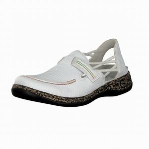 Rieker 46371-80 Slip On Damen Weiß | 864075-HCW