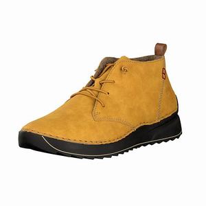 Rieker 51510-68 Schnürstiefel Damen Gelb | 170659-SVB