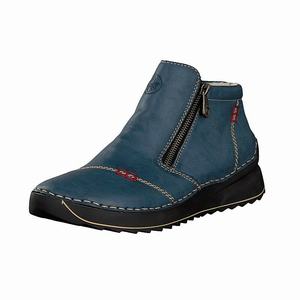 Rieker 51561-14 Boots Damen Blau | 649150-NIS