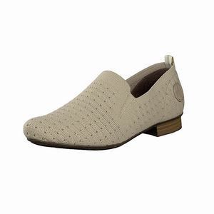 Rieker 51984-62 Slip On Damen Beige | 627953-QGH