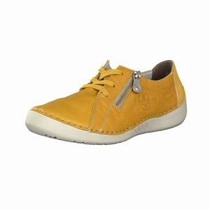 Rieker 52511-68 Schnürschuhe Damen Gelb | 204378-JSH