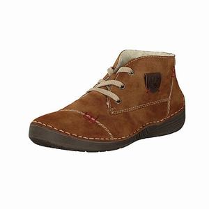 Rieker 52530-24 Schnürstiefel Damen Braun | 916084-CQZ