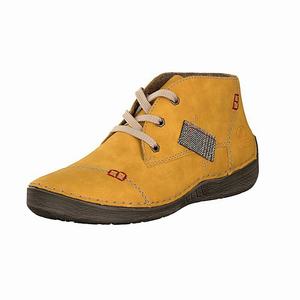 Rieker 52543-69 Schnürstiefel Damen Gelb | 630857-DYB