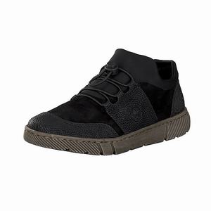 Rieker 52968-00 Turnschuhe Damen Schwarz | 309681-CDQ