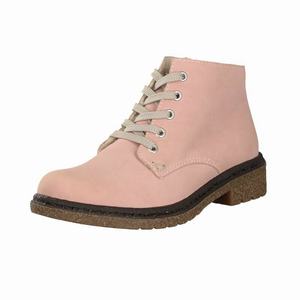 Rieker 53240-31 Schnürstiefel Damen Rosa | 786310-VSP