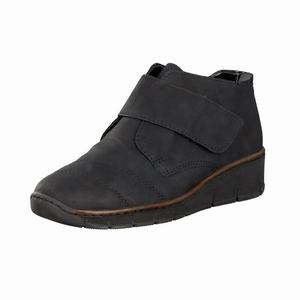 Rieker 537H3-00 Schnürschuhe Damen Schwarz | 193068-FJB