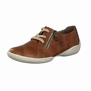 Rieker 58821-22 Schnürschuhe Damen Braun | 108657-TMX