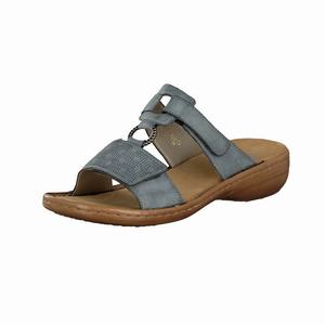 Rieker 60885-12 Mules Damen Blau | 658017-TCA