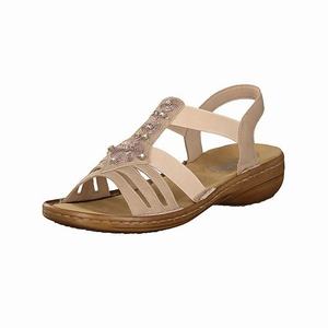 Rieker 60889-62 Sandalen Damen Beige | 916752-ALK