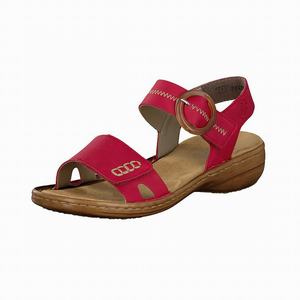 Rieker 608Z3-33 Sandalen Damen Rot | 416725-UXF