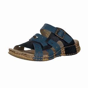 Rieker 61185-12 Mules Damen Blau | 356148-NBK