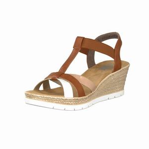 Rieker 61995-81 Wedges Damen Braun | 294083-GTF