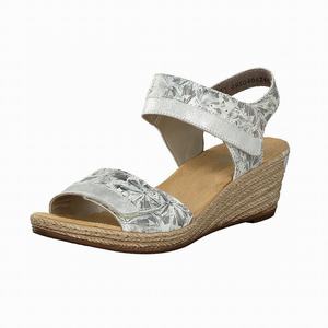 Rieker 62470-91 Wedges Damen Beige | 061795-UEY