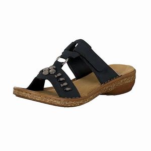 Rieker 62891-14 Mules Damen Blau | 926850-JSU