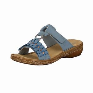 Rieker 628R3-12 Mules Damen Blau | 349150-JOT