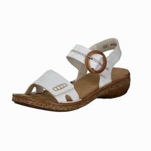 Rieker 628Z3-80 Sandalen Damen Weiß | 451302-UZR