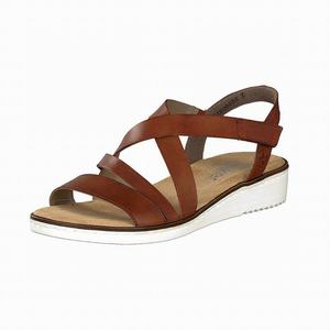 Rieker 63663-24 Sandalen Damen Braun | 125407-BMU