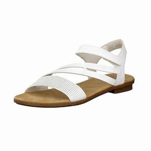 Rieker 64266-80 Sandalen Damen Weiß | 495368-TGH