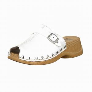 Rieker 65064-80 Mules Damen Weiß | 290543-WND