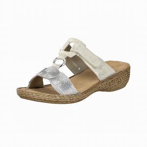 Rieker 658A4-40 Mules Damen Grau | 346805-AGX